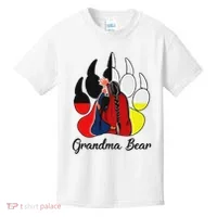 Grandma Bear Native American Kids T-Shirt thumb 0