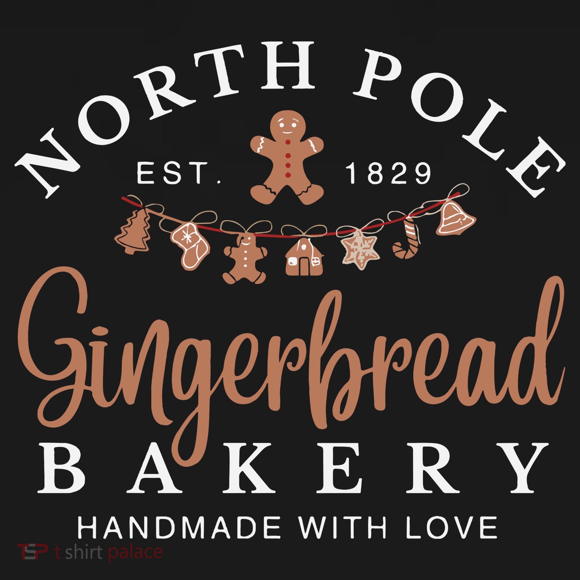 Gingerbread Bakery North Pole Doggie Tank