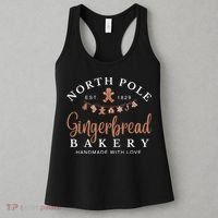 Gingerbread Bakery North Pole Women's Tank Top thumb 3