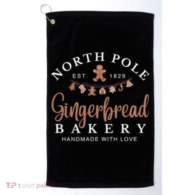 Gingerbread Bakery North Pole Golf Towel