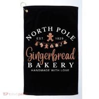 Gingerbread Bakery North Pole Golf Towel thumb 0