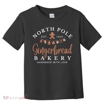 Gingerbread Bakery North Pole Toddler T-Shirt