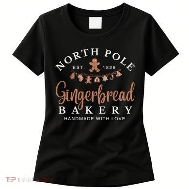 Gingerbread Bakery North Pole Women's T-Shirt