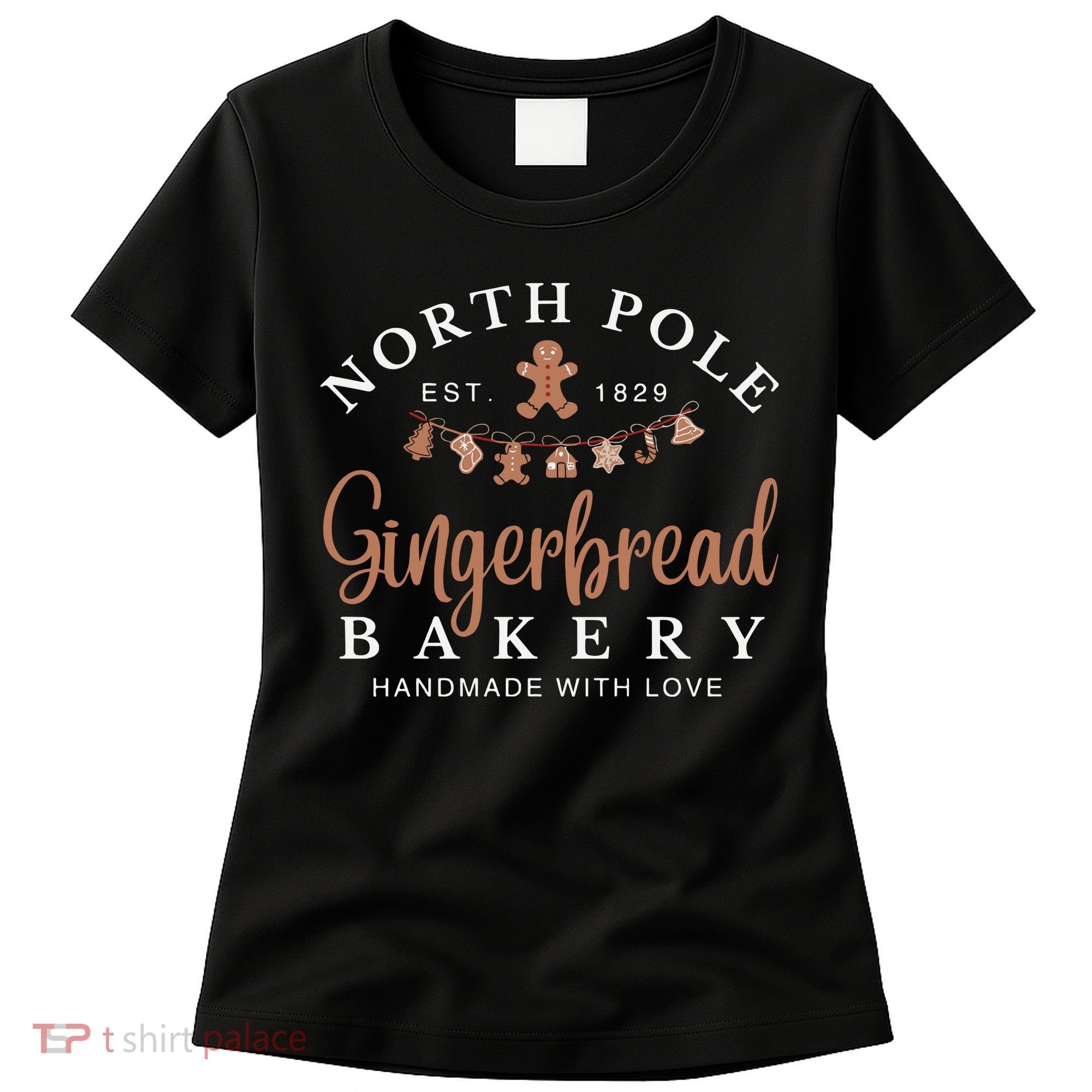 Gingerbread Bakery North Pole Women's T-Shirt