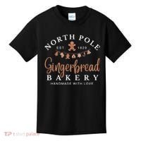 Gingerbread Bakery North Pole Kids T-Shirt thumb 0