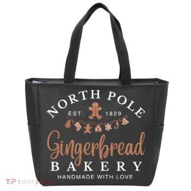 Gingerbread Bakery North Pole Tote Bag
