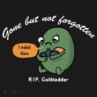 Gone But Not Forgotten RIP Gallbladder Kids Sweatshirt thumb 2