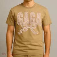 Grandma Blessed Nana Gigi Lace Coquette Mothers Day Gaga T-Shirt thumb 3