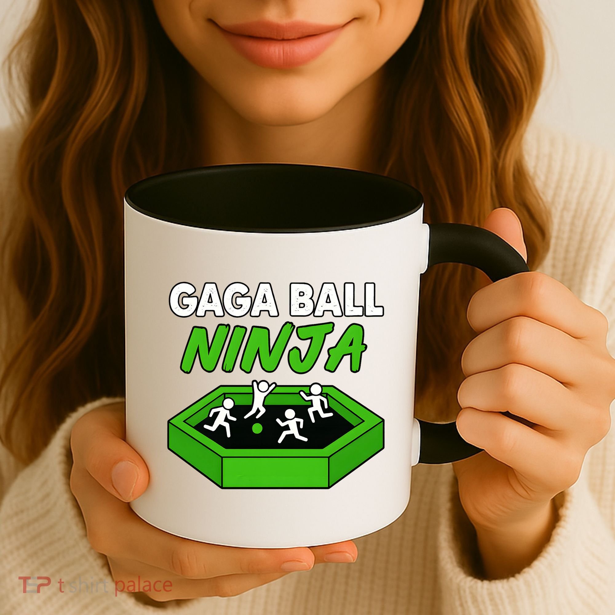 Gaga Ball Ninja Dodgebal Coffee Mug