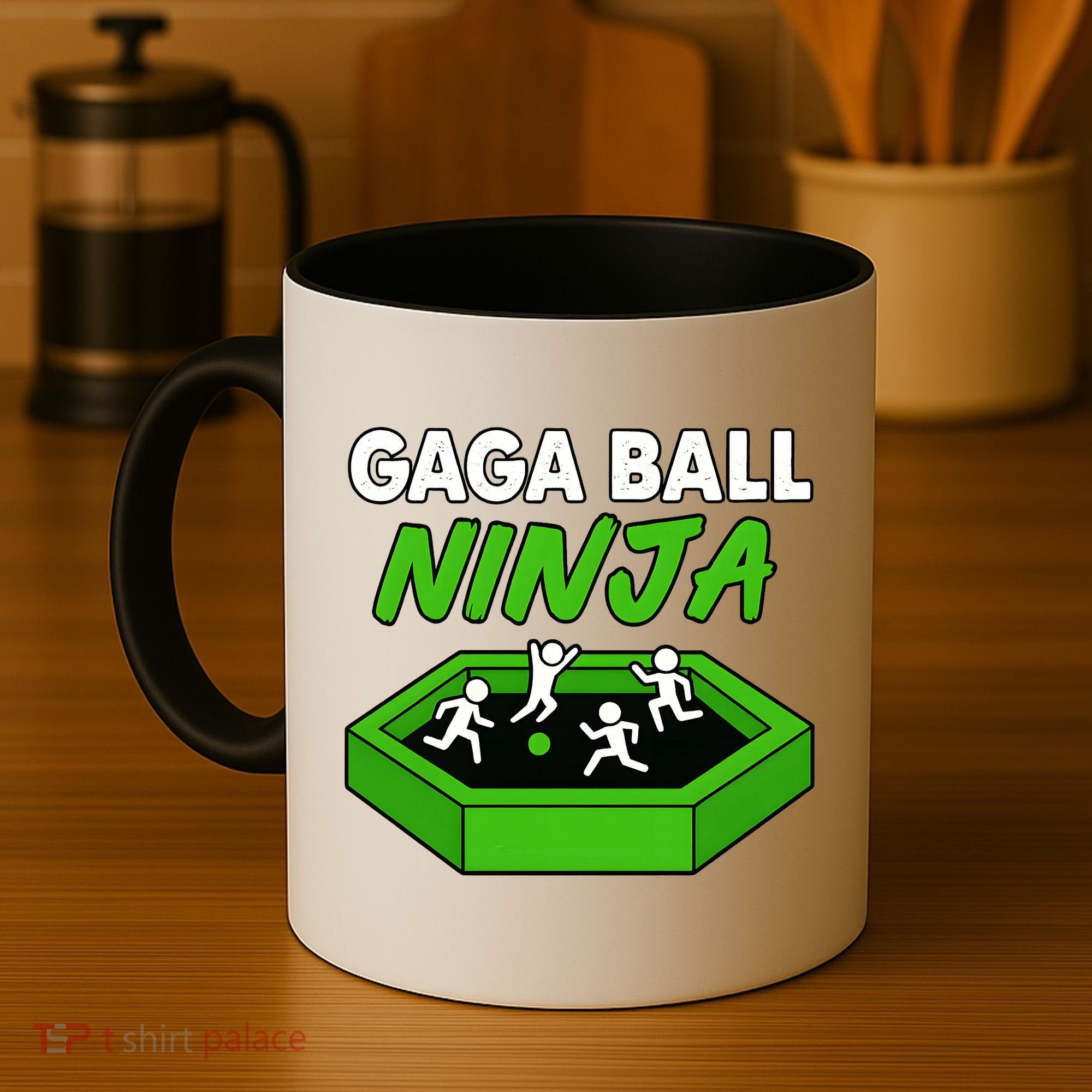 Gaga Ball Ninja Dodgebal Coffee Mug