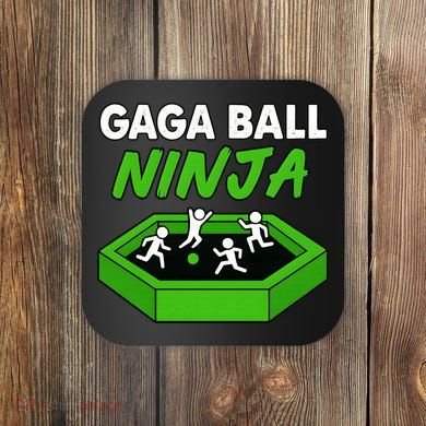 Gaga Ball Ninja Dodgebal Coaster