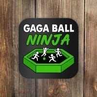 Gaga Ball Ninja Dodgebal Coaster thumb 0