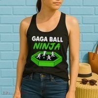 Gaga Ball Ninja Dodgebal Women's Tank Top thumb 2