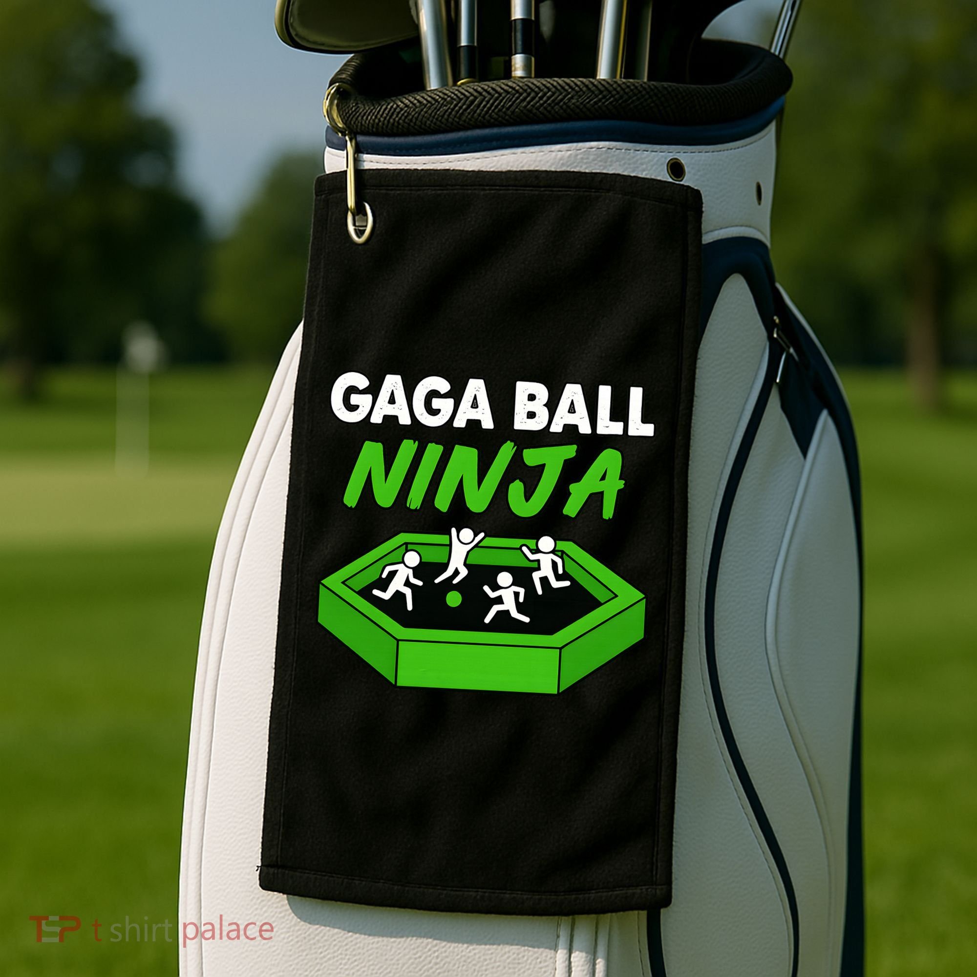 Gaga Ball Ninja Dodgebal Golf Towel