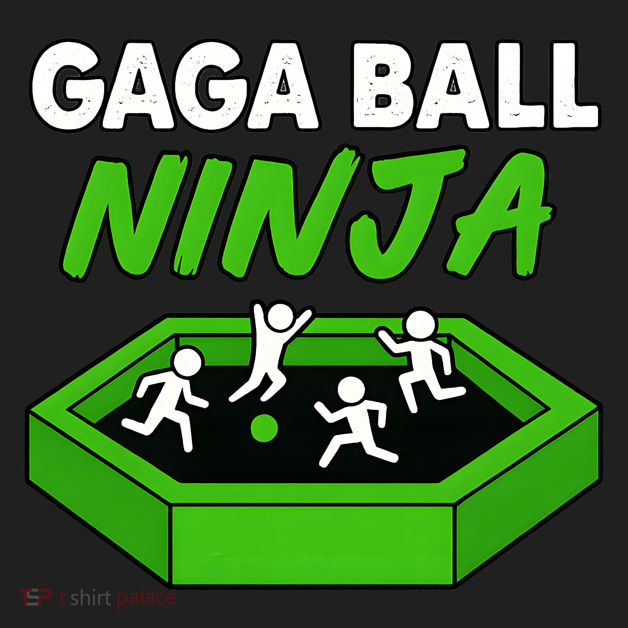 Gaga Ball Ninja Dodgebal Golf Towel