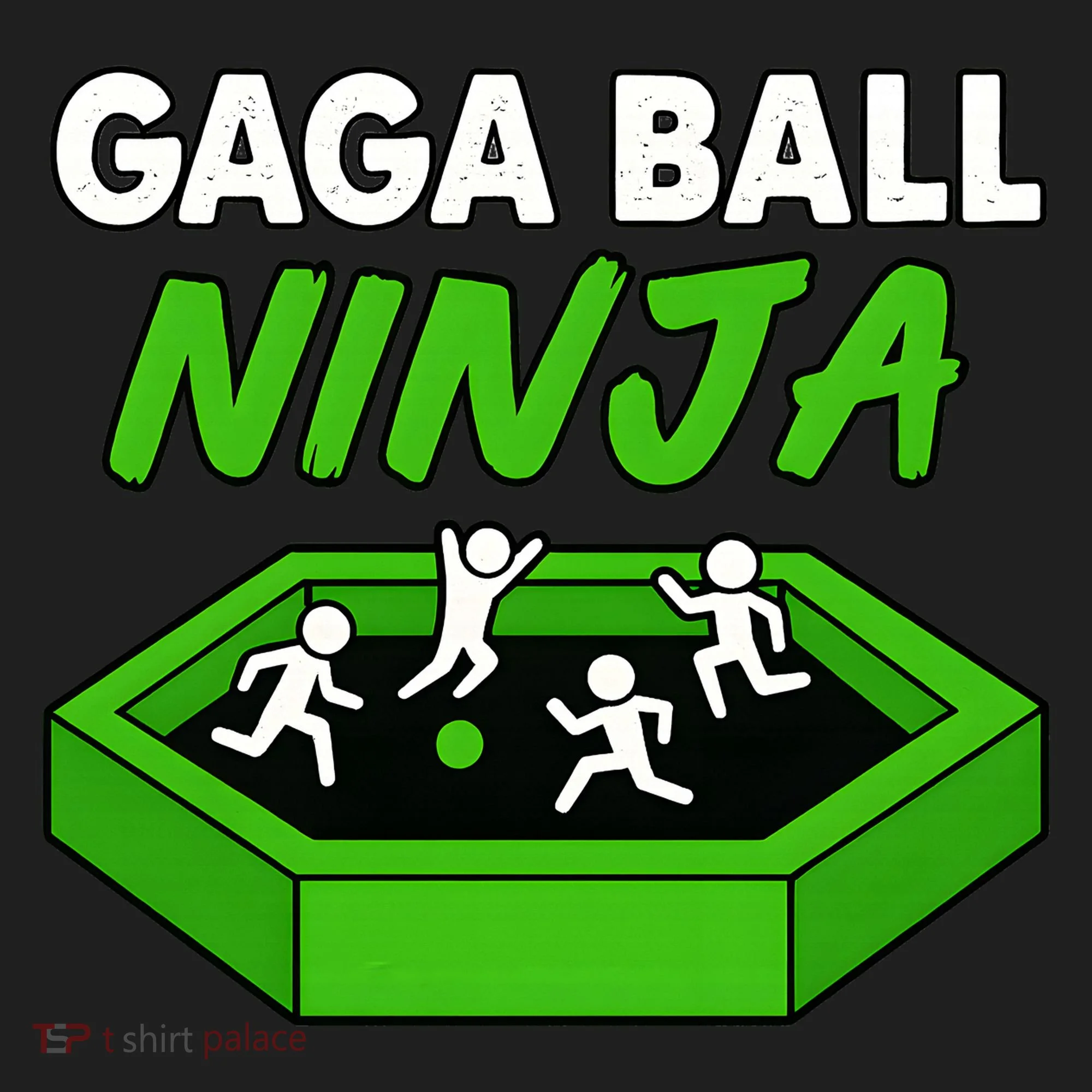 Gaga Ball Ninja Dodgebal Golf Towel