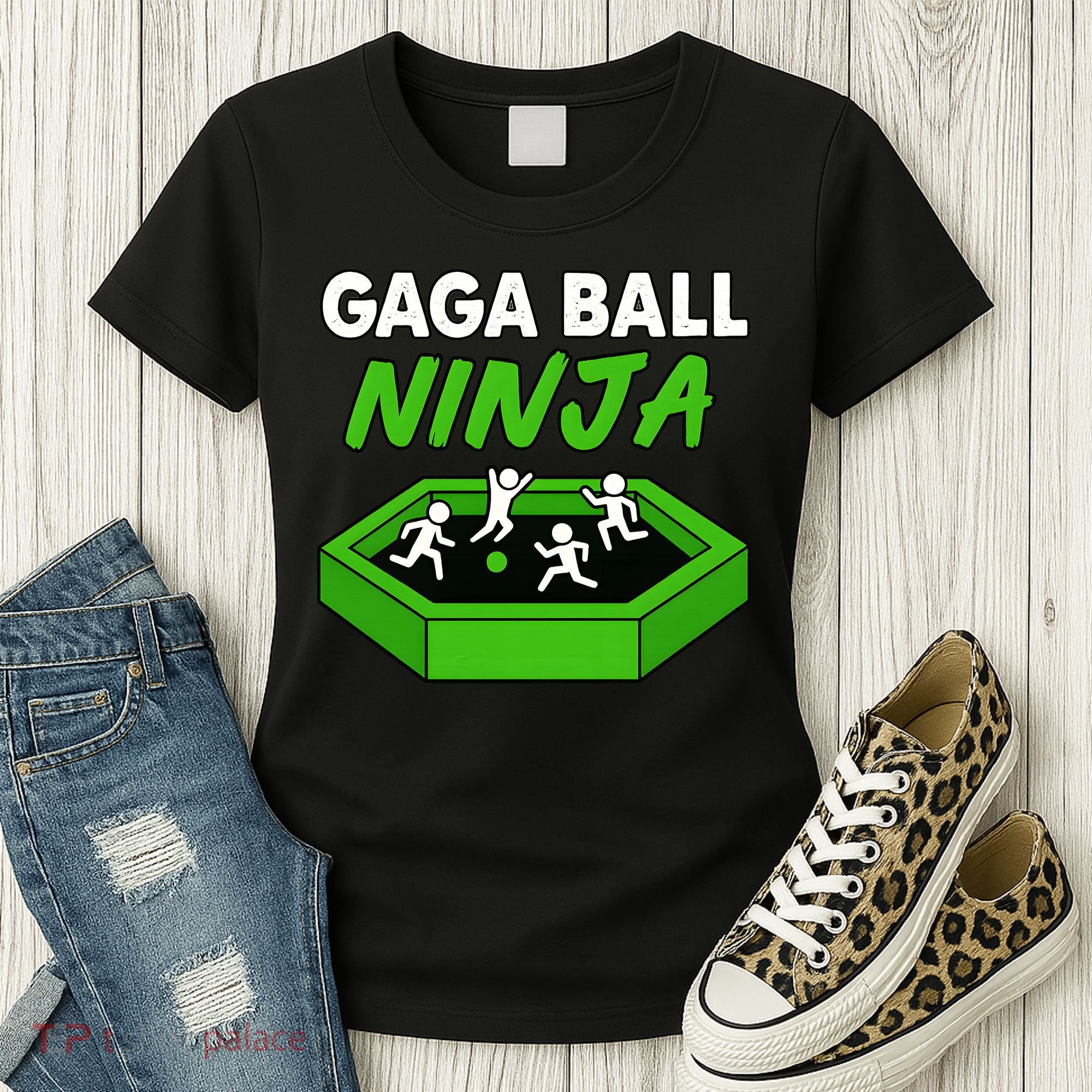 Gaga Ball Ninja Dodgebal Women's T-Shirt