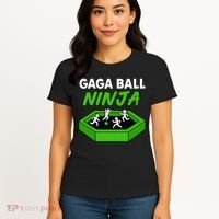 Gaga Ball Ninja Dodgebal Women's T-Shirt thumb 4