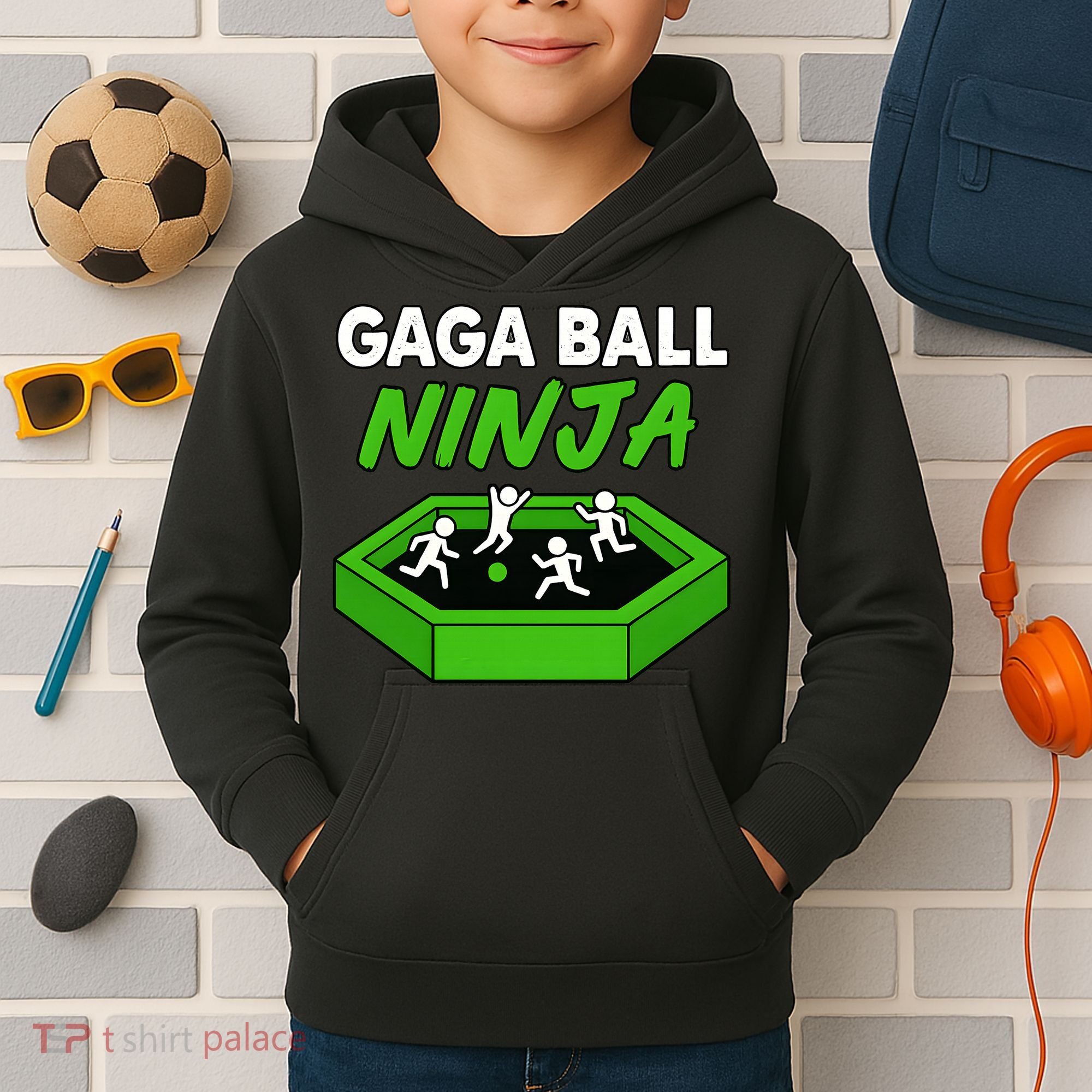Gaga Ball Ninja Dodgebal Kids Hoodie