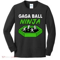 Gaga Ball Ninja Dodgebal Kids Long Sleeve Shirt thumb 0