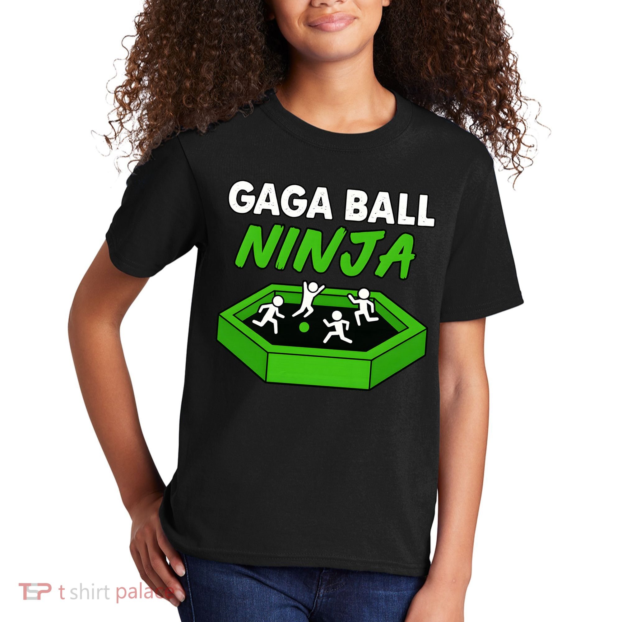 Gaga Ball Ninja Dodgebal Kids T-Shirt