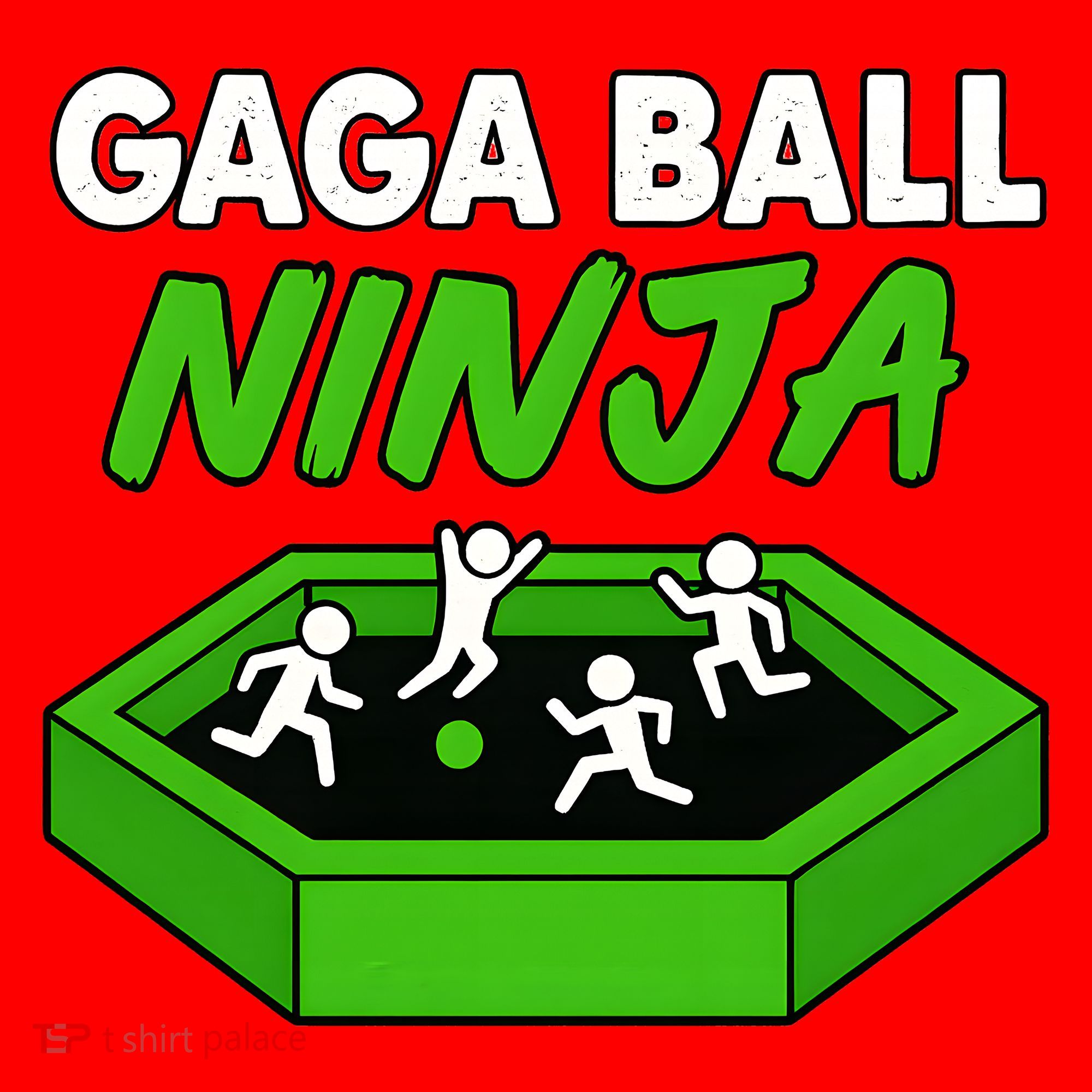 Gaga Ball Ninja Dodgebal Santa Hat