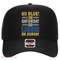 Go Blue On Saturday Go Lion On Sunday Hat thumb 0