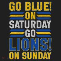 Go Blue On Saturday Go Lion On Sunday Hat thumb 2