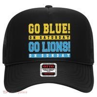 Go Blue On Saturday Go Lion On Sunday Hat thumb 0