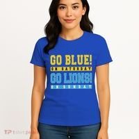 Go Blue On Saturday Go Lion On Sunday Women's T-Shirt thumb 4