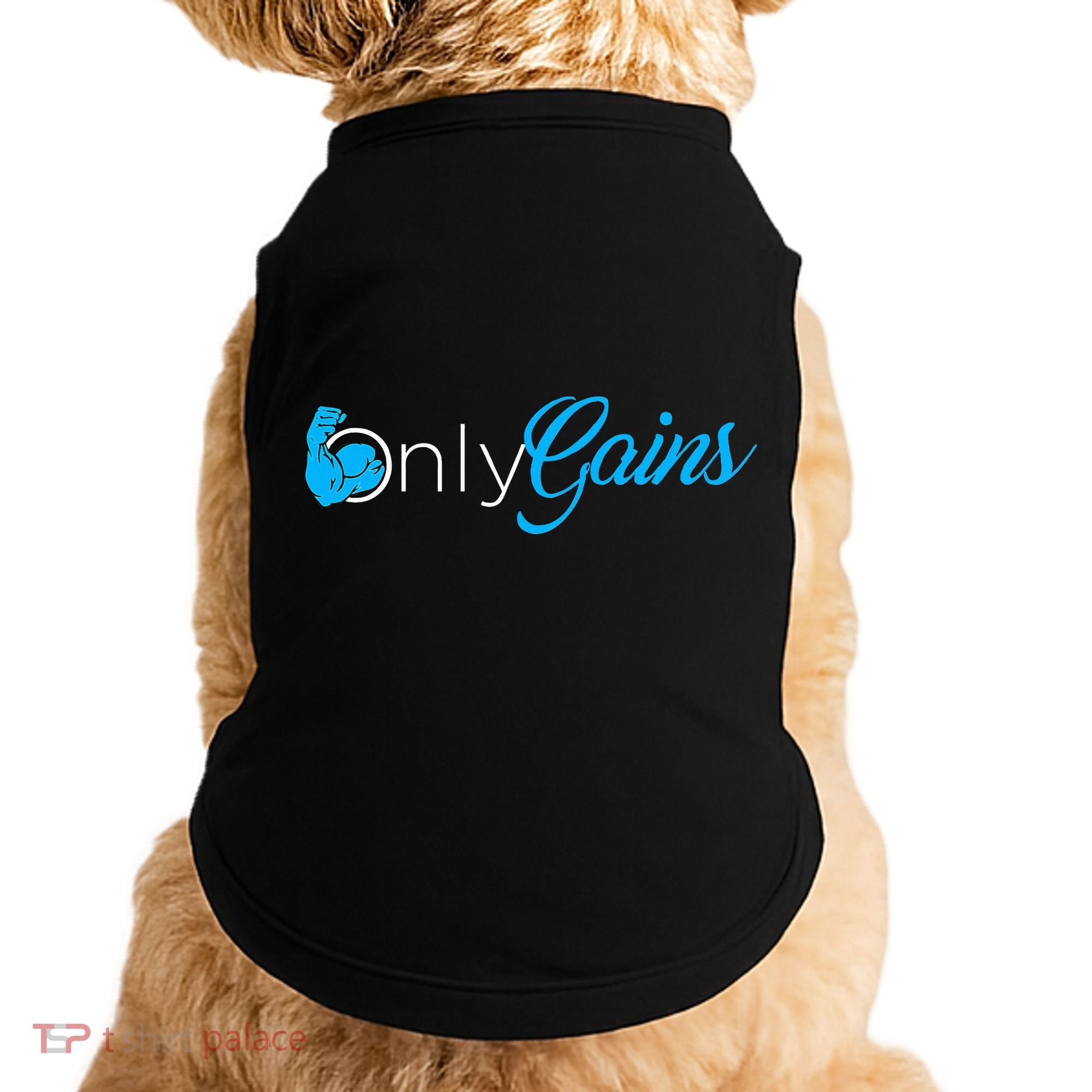 Gym Bodybuilder Only Gainz Only Gains Doggie Tank