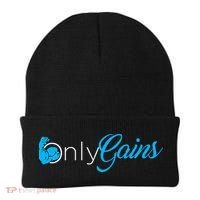 Gym Bodybuilder Only Gainz Only Gains Beanie thumb 0