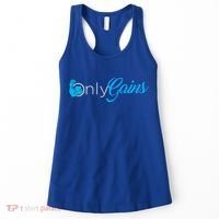 Gym Bodybuilder Only Gainz Only Gains Women's Tank Top thumb 0