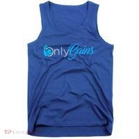 Gym Bodybuilder Only Gainz Only Gains Tank Top thumb 0