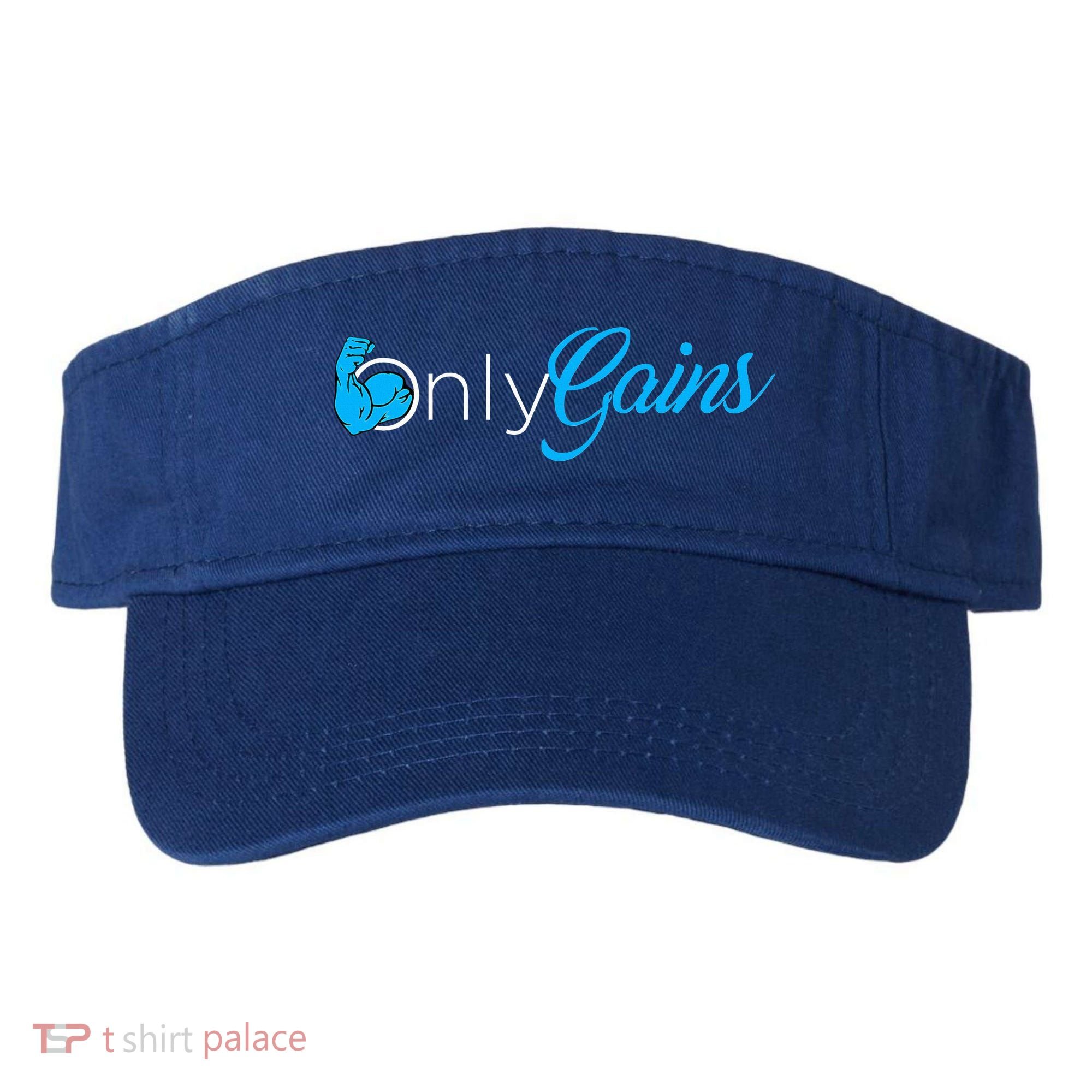 Gym Bodybuilder Only Gainz Only Gains Visor