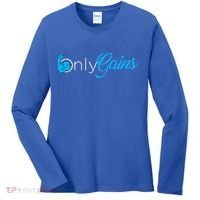 Gym Bodybuilder Only Gainz Only Gains Women's Long Sleeve Shirt thumb 0