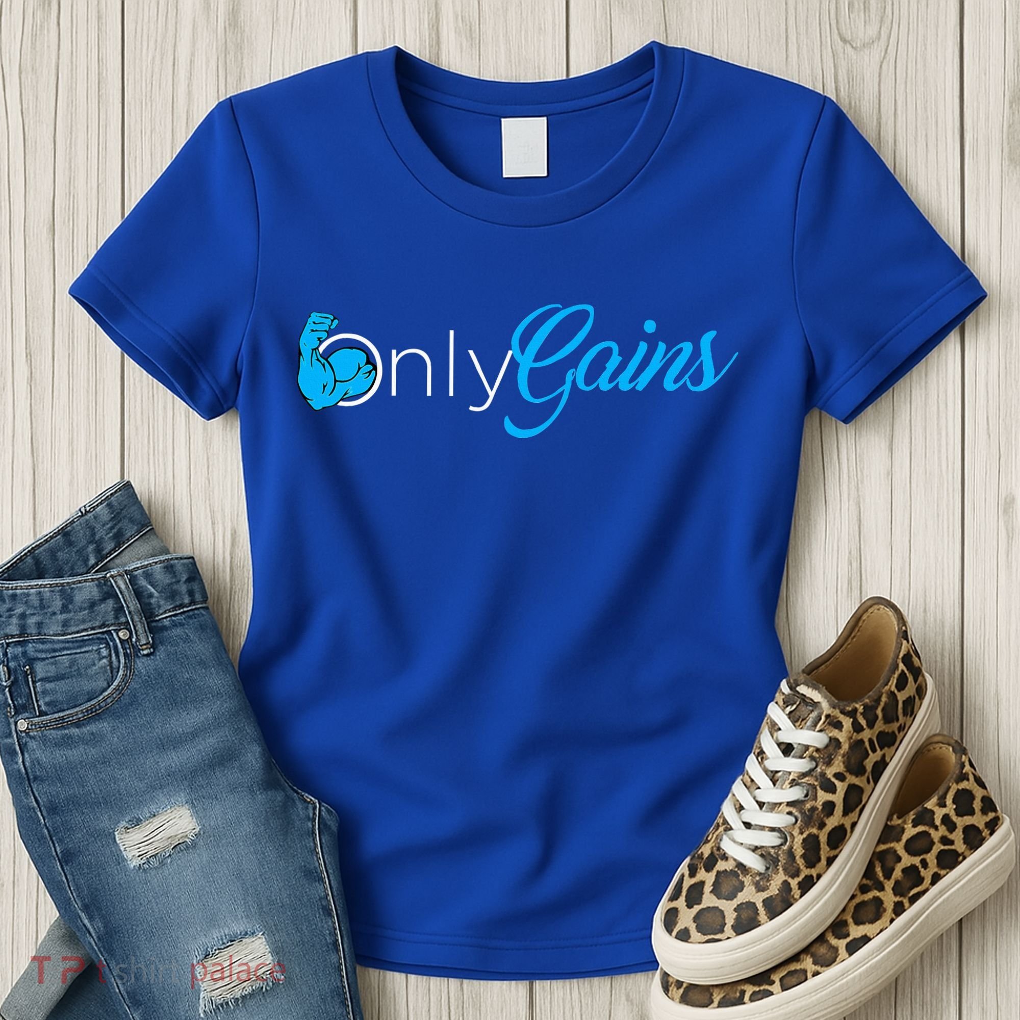 Gym Bodybuilder Only Gainz Only Gains Women's T-Shirt