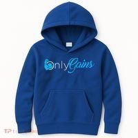 Gym Bodybuilder Only Gainz Only Gains Kids Hoodie thumb 0