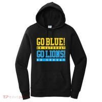Go Blue! On Saturday Go Lions! On Sunday Football Fan Women's Hoodie thumb 0