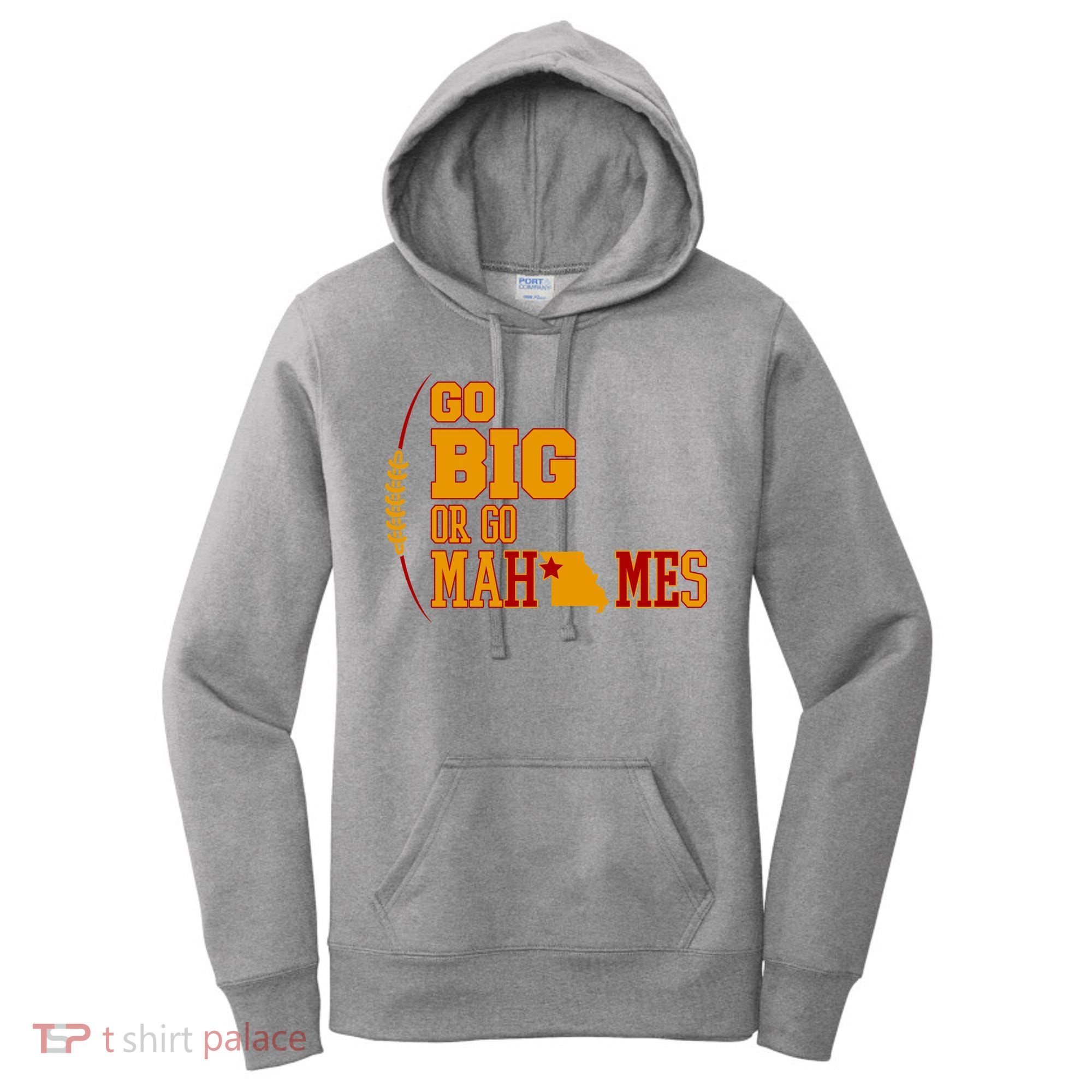 Go Big Or Go Mahomes Football Lover Women's Hoodie