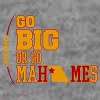 Go Big Or Go Mahomes Football Lover Women's T-Shirt thumb 6