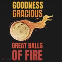 Great Balls Of Fire Funny Flaming Meteor Comet Asteroid Women's Tank Top thumb 5