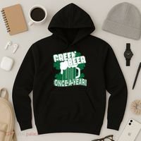Green Beer Once A Year St Patrick's Day Hoodie thumb 3