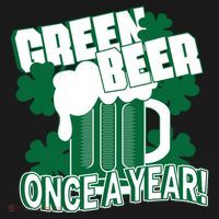 Green Beer Once A Year St Patrick's Day Long Sleeve Shirt thumb 2