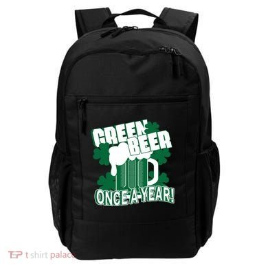 Green Beer Once A Year St Patrick's Day Backpack