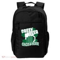Green Beer Once A Year St Patrick's Day Backpack thumb 0