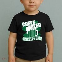 Green Beer Once A Year St Patrick's Day Toddler T-Shirt thumb 2