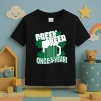 Green Beer Once A Year St Patrick's Day Toddler T-Shirt thumb 3