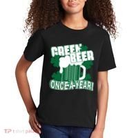 Green Beer Once A Year St Patrick's Day Kids T-Shirt thumb 2