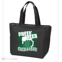 Green Beer Once A Year St Patrick's Day Tote Bag thumb 3